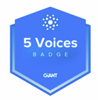 5 Voices Badge
